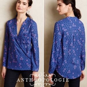 Anthropologie Maeve Eva Crossover Top Womens 0